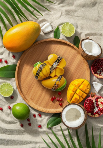 Pack trio exotique - mangue,banane & fleur de tiare